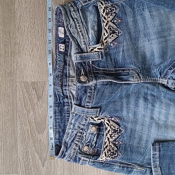 Miss Me Mid-Rise Boot Cut 27 Style No MP86588 34 Inseam - Picture 9 of 16